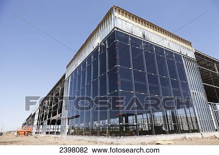 Steel construction warehouse and glass installation; Edmonton, Alberta, Canada View Large Photo Image Stock Image - Steel construction warehouse and glass installation; Edmonton, Alberta, Canada. Fotosearch