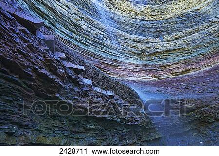 Stratified rock segments with waterfall; Stoney Creek, Ontario, Canada View Large Photo Image Stock Image - Stratified rock segments with waterfall; Stoney Creek, Ontario, Canada. Fotosearch