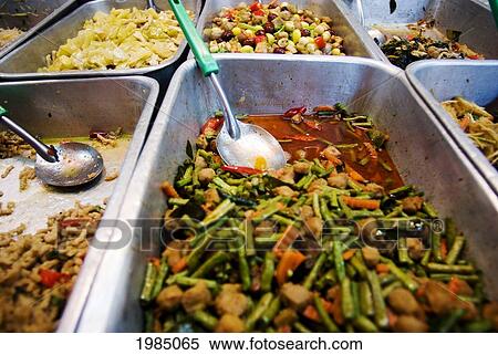 Thailand, Bangkok, Close-Up Of Unusual Delicacies Found At Street Vendor Food Stalls. View Large Photo Image Stock Photography - Thailand, Bangkok, Close-Up Of Unusual Delicacies Found At Street Vendor Food Stalls.. Fotosearch