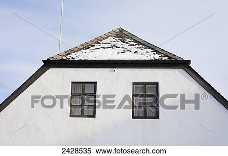 The roof peak of a traditional Icelandic home; Reykjavik, Iceland View Large Photo Image Stock Photography - The roof peak of a traditional Icelandic home; Reykjavik, Iceland. Fotosearch
