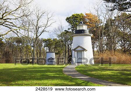Three Sisters of Nauset Lighthouses; Eastham, Massachusetts, United States of America View Large Photo Image Stock Photo - Three Sisters of Nauset Lighthouses; Eastham, Massachusetts, United States of America. Fotosearch