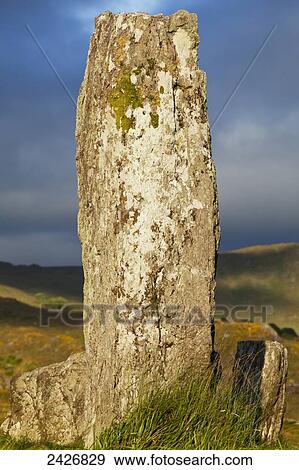 Stock Photo - Uragh Stone circle, near Kenmare; County Kerry, Ireland . Fotosearch