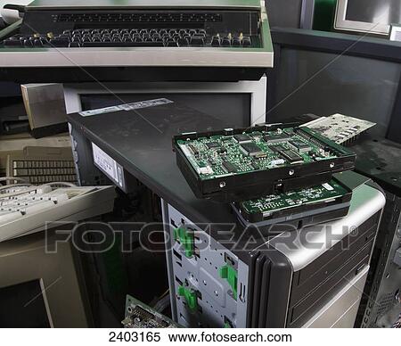 Used computers, printers and office equipment for recycling; Edmonton, Alberta, Canada View Large Photo Image Stock Photography - Used computers, printers and office equipment for recycling; Edmonton, Alberta, Canada. Fotosearch