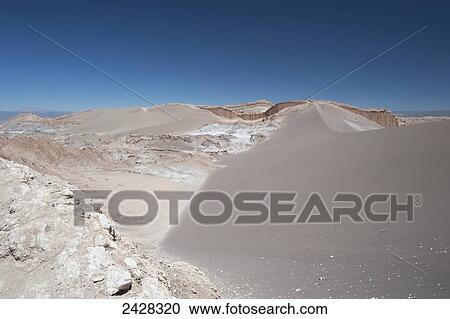 Stock Image - Valley of the Moon; Atacama, Chile. Fotosearch