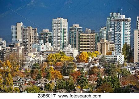 West end of the city Vancouver in autumn; Vancouver, British Columbia, Canada View Large Photo Image Stock Photo - West end of the city Vancouver in autumn; Vancouver, British Columbia, Canada. Fotosearch