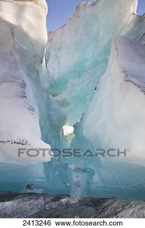 White and blue seracs at the retreating edge of Mendenhall glacier; Juneau, Alaska, United States of America View Large Photo Image Stock Photograph - White and blue seracs at the retreating edge of Mendenhall glacier; Juneau, Alaska, United States of America. Fotosearch