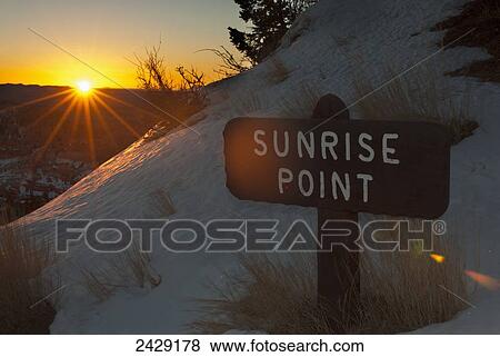 Winter sunrise at Sunset Point, Bryce Canyon National Park; Utah, United States of America View Large Photo Image Stock Photo - Winter sunrise at Sunset Point, Bryce Canyon National Park; Utah, United States of America. Fotosearch