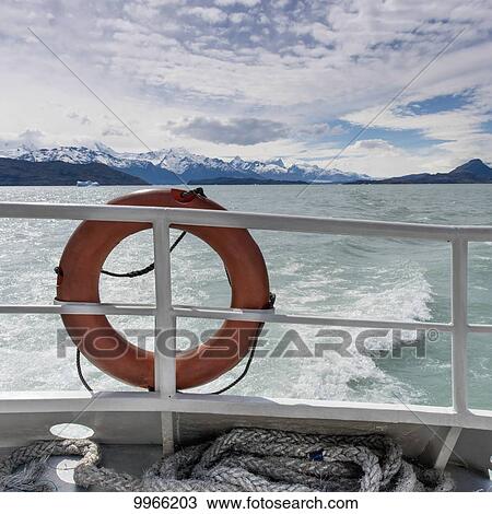 A life preserver on the railing of a boat; Patagonia, Chile View Large Photo Image Stock Image - A life preserver on the railing of a boat; Patagonia, Chile. Fotosearch