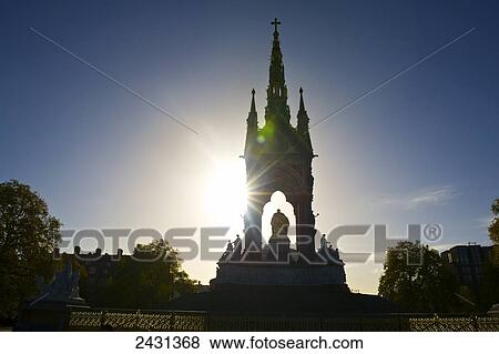 Stock Photo - Albert Memorial, Kensington Gardens; London, England. Fotosearch