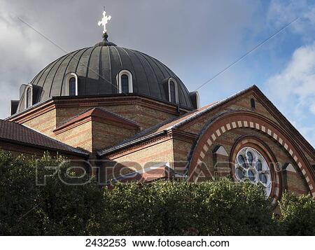 Stock Image - Bayswater Greek Orthodox church; London, England. Fotosearch