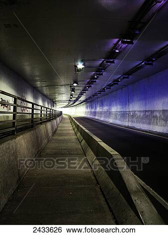 George Vanier Street tunnel from St. Antoine to St. Catherine Street; Montreal, Quebec, Canada View Large Photo Image Stock Photograph - George Vanier Street tunnel from St. Antoine to St. Catherine Street; Montreal, Quebec, Canada. Fotosearch