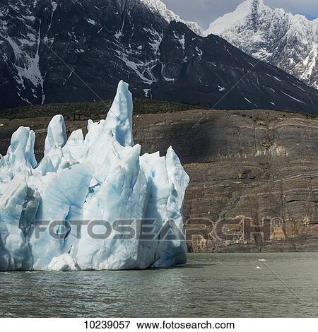 Grey Glacier and Grey Lake, Torres del Paine National Park; Torres del Paine, Magallanes and Antartica Chilena Region, Chile View Large Photo Image Stock Photo - Grey Glacier and Grey Lake, Torres del Paine National Park; Torres del Paine, Magallanes and Antartica Chilena Region, Chile. Fotosearch