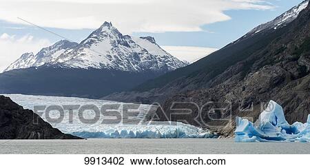 Grey Lake and Grey Glacier, Torres del Paine National Park; Torres del Paine, Magallanes and Antartica Chilena Region, Chile View Large Photo Image Stock Image - Grey Lake and Grey Glacier, Torres del Paine National Park; Torres del Paine, Magallanes and Antartica Chilena Region, Chile. Fotosearch