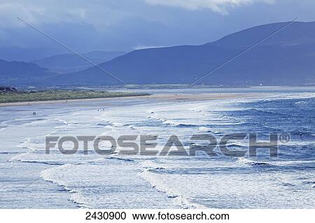 Inch Beach and storm clouds; Inch, County Kerry, Ireland View Large Photo Image Stock Image - Inch Beach and storm clouds; Inch, County Kerry, Ireland. Fotosearch
