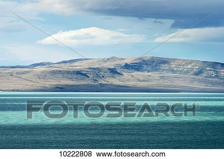 Stock Photo - Lake Argentino, Los Glaciares National Park; El Calafate, Argentina. Fotosearch