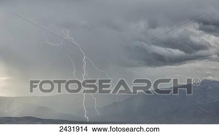 Lightning strike in the mountains surrounding Cochabamba; Cochabamba, Bolivia View Large Photo Image Picture - Lightning strike in the mountains surrounding Cochabamba; Cochabamba, Bolivia. Fotosearch