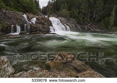 Lower Myra Falls, Strathcona Provincial Park; British Columbia, Canada View Large Photo Image Stock Photo - Lower Myra Falls, Strathcona Provincial Park; British Columbia, Canada. Fotosearch