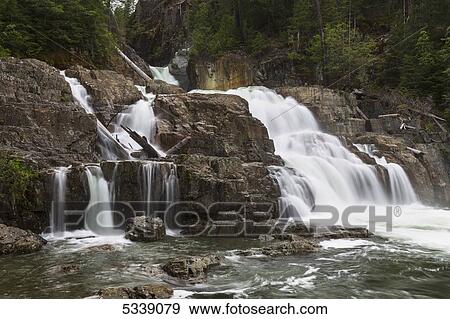 Lower Myra Falls, Strathcona Provincial Park; British Columbia, Canada View Large Photo Image Stock Photo - Lower Myra Falls, Strathcona Provincial Park; British Columbia, Canada. Fotosearch