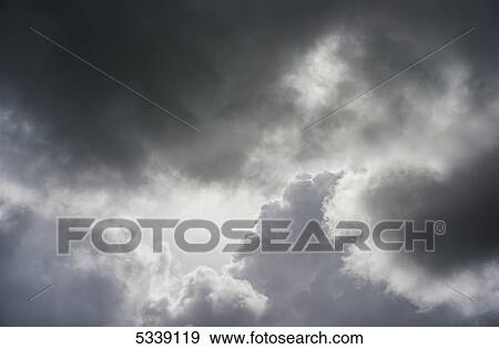 Moody clouds; Oregon, United States of America View Large Photo Image Stock Photo - Moody clouds; Oregon, United States of America. Fotosearch