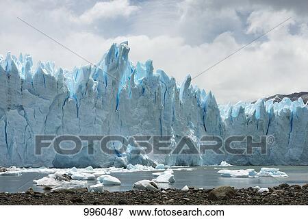 Moreno Glacier and Lake Argentino, Los Glaciares National Park; Santa Cruz province, Argentina View Large Photo Image Stock Photo - Moreno Glacier and Lake Argentino, Los Glaciares National Park; Santa Cruz province, Argentina. Fotosearch