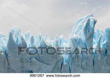 Stock Photo - Moreno Glacier, Los Glaciares National Park; Santa Cruz province, Argentina. Fotosearch