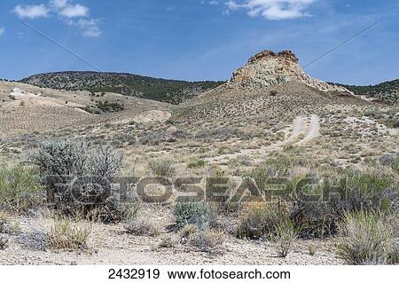 Stock Photo - Nevada side of Surprise Valley in the high desert outside of Cedarville; California, United States of America. Fotosearch