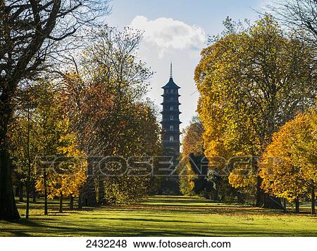 Pagoda, Kew Gardens; London, England View Large Photo Image Stock Photo - Pagoda, Kew Gardens; London, England. Fotosearch