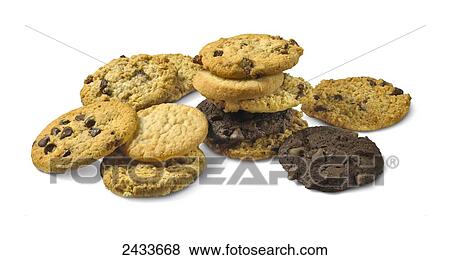 Pile of variety of cookies View Large Photo Image Stock Photo - Pile of variety of cookies. Fotosearch