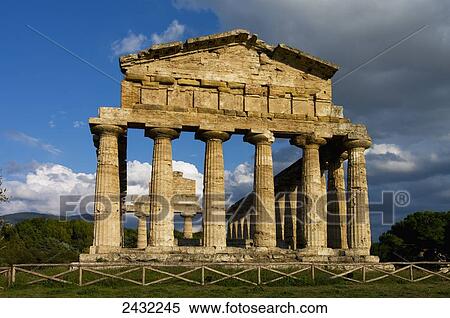 Ruins of an ancient Greek city; Paestum, Campania, Italy View Large Photo Image Stock Photography - Ruins of an ancient Greek city; Paestum, Campania, Italy. Fotosearch