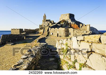 San Pietro Church; Porto Venere, Liguria, Italy View Large Photo Image Stock Photo - San Pietro Church; Porto Venere, Liguria, Italy. Fotosearch