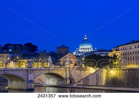 Stock Photo - St. Peter's Basilica; Rome, Lazio, Italy. Fotosearch
