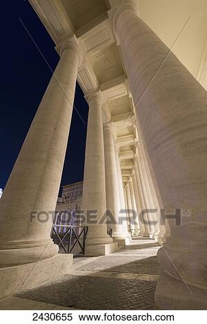 Stock Photography - St. Peter's Square; Rome, Lazio, Italy. Fotosearch