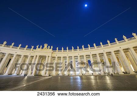 Stock Photograph - St. Peter's Square, Vatican City; Rome, Lazio, Italy. Fotosearch