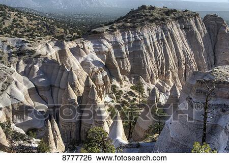 Stock Photograph - Tent Rocks National Monument; New Mexico, United States of America. Fotosearch