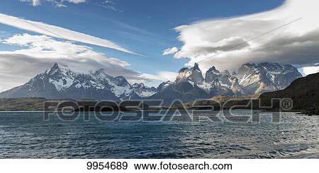 Torres del Paine National Park; Torres del Paine, Magallanes and Antartica Chilena Region, Chile View Large Photo Image Stock Photo - Torres del Paine National Park; Torres del Paine, Magallanes and Antartica Chilena Region, Chile. Fotosearch