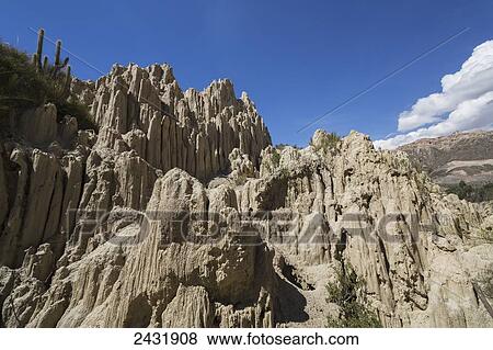 Stock Photo - Valley of the Moon; La Paz, Bolivia. Fotosearch
