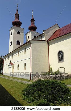Stock Photography - 1000 Year Old Roman-Catholic Church Of Divin, Central Slovakia. Fotosearch
