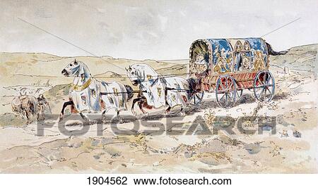 13Th Century Horse Drawn Ladies Carriage. After A Watercolour By A. Heins. From Cortege Historique Des Moyens De Transport. Published Brussels, 1886. View Large Photo Image Stock Image - 13Th Century Horse Drawn Ladies Carriage. After A Watercolour By A. Heins. From Cortege Historique Des Moyens De Transport. Published Brussels, 1886.. Fotosearch