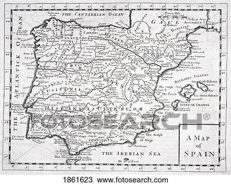 19Th Century Map Showing Provinces And Cities Of Roman Spain View Large Photo Image Stock Image - 19Th Century Map Showing Provinces And Cities Of Roman Spain. Fotosearch