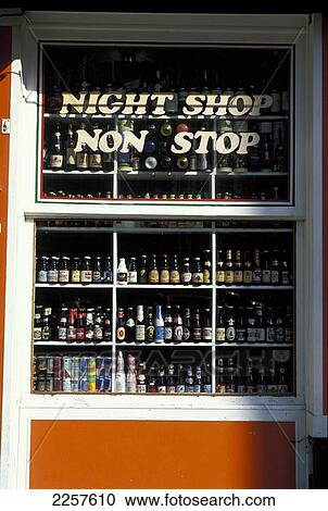24hr shop, Brussels, Belgium. View Large Photo Image Stock Image - 24hr shop, Brussels, Belgium.. Fotosearch