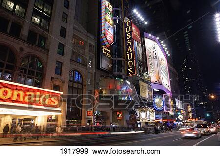 42Nd Street In Midtown Manhattan View Large Photo Image Stock Photo - 42Nd Street In Midtown Manhattan. Fotosearch