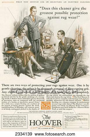 A 1930's Advertisement For The Hoover. From The Literary Digest Published 1931. View Large Photo Image Stock Photo - A 1930's Advertisement For The Hoover. From The Literary Digest Published 1931.. Fotosearch