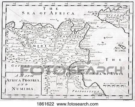 A 19Th Century Map Of Africa Propria And Numidia View Large Photo Image Stock Image - A 19Th Century Map Of Africa Propria And Numidia. Fotosearch
