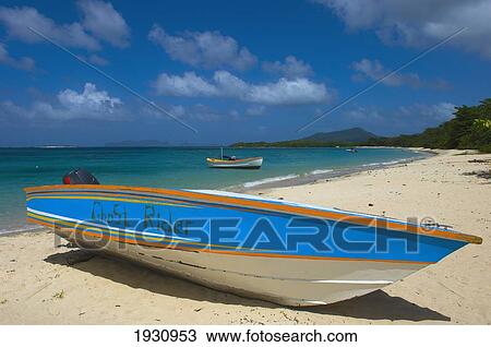 A Beached Boat On Paradise Beach Carriacou Islands; Grenada, Caribbean View Large Photo Image Stock Image - A Beached Boat On Paradise Beach Carriacou Islands; Grenada, Caribbean. Fotosearch
