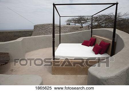 A Bed In Ol Donyo Wuas Lodge, Kenya, Africa View Large Photo Image Stock Photography - A Bed In Ol Donyo Wuas Lodge, Kenya, Africa. Fotosearch