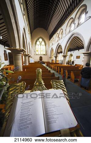 A Bible Open On A Stand In St. Mary's Church; Kelso Scottish Borders Scotland View Large Photo Image Stock Image - A Bible Open On A Stand In St. Mary's Church; Kelso Scottish Borders Scotland. Fotosearch