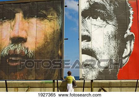 A Billboard Facing The Us Interests Section, Showing George W Bush As The Assassin, Havana, Cuba View Large Photo Image Stock Photography - A Billboard Facing The Us Interests Section, Showing George W Bush As The Assassin, Havana, Cuba. Fotosearch