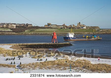 A Boat In The River Tyne; South Shields, Tyne And Wear, England View Large Photo Image Picture - A Boat In The River Tyne; South Shields, Tyne And Wear, England. Fotosearch
