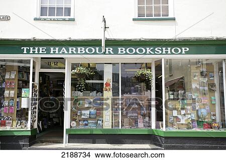 A bookshop; Dartmouth, Devon, England View Large Photo Image Picture - A bookshop; Dartmouth, Devon, England. Fotosearch