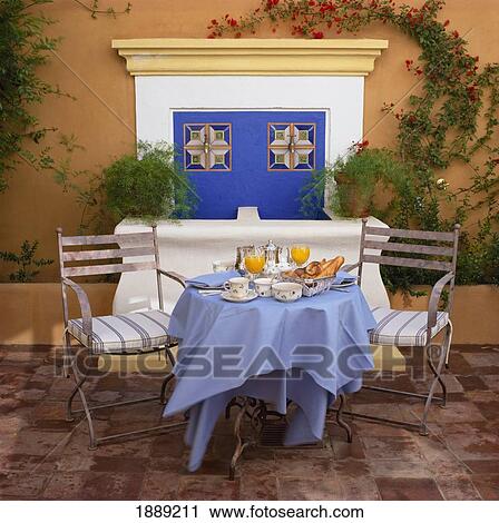A Breakfast Table Scene At The Hacienda Benazuza. View Large Photo Image Stock Image - A Breakfast Table Scene At The Hacienda Benazuza.. Fotosearch